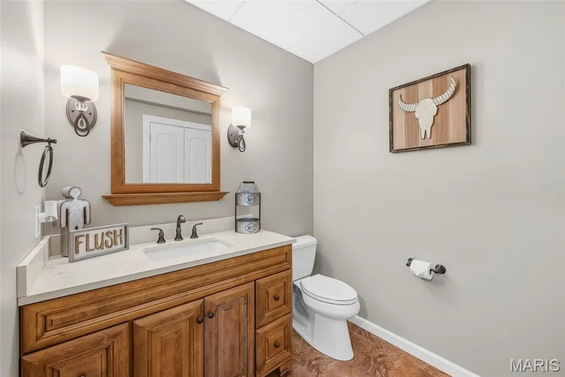 Lower level 1/2 Bath — 4231 Towers Road, St Charles, MO 63304