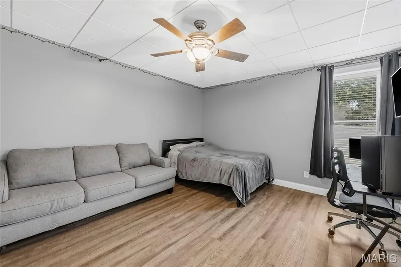 Bedroom #4 located in lower level with en- suite bathroom — 4231 Towers Road, St Charles, MO 63304