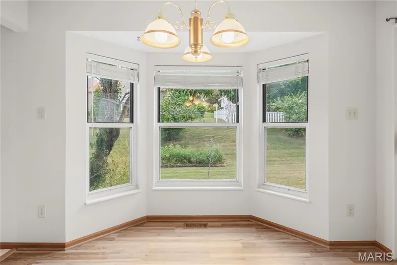 Enjoy views of the MATURE TREES & Backyard from the Bay Window! — 1278 Stephenridge Drive, St Charles, MO 63304