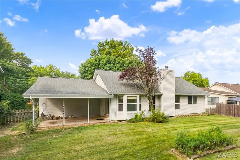 Get ready to ENJOY the Covered Patio & Mostly Level Fenced Backyard! — 1278 Stephenridge Drive, St Charles, MO 63304