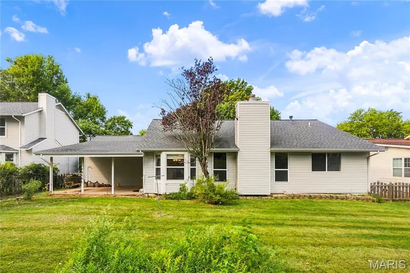 Enjoy the Covered Rear Patio! — 1278 Stephenridge Drive, St Charles, MO 63304
