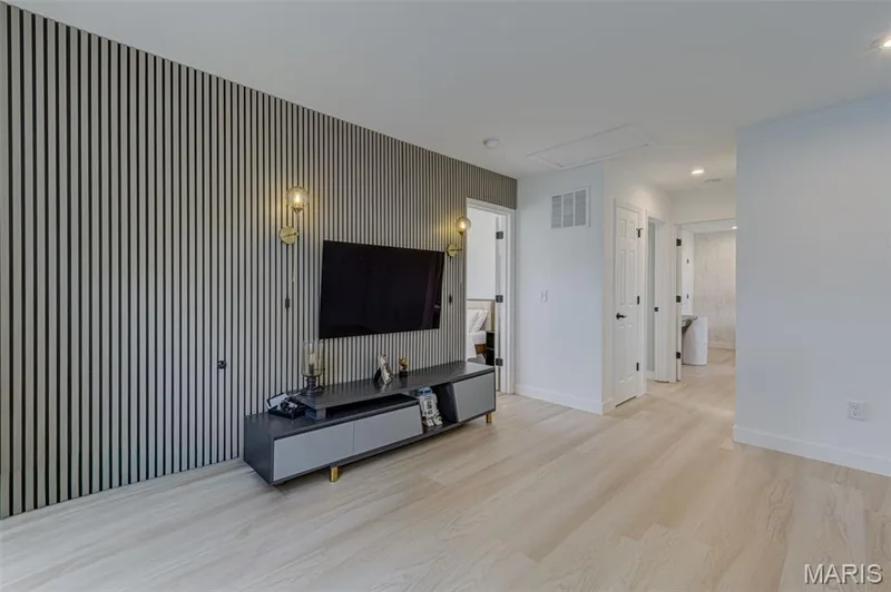 Upper Level Bonus Room with Wood Panel Feature Wall — 337 Dalriada Boulevard, O'Fallon, MO 63368