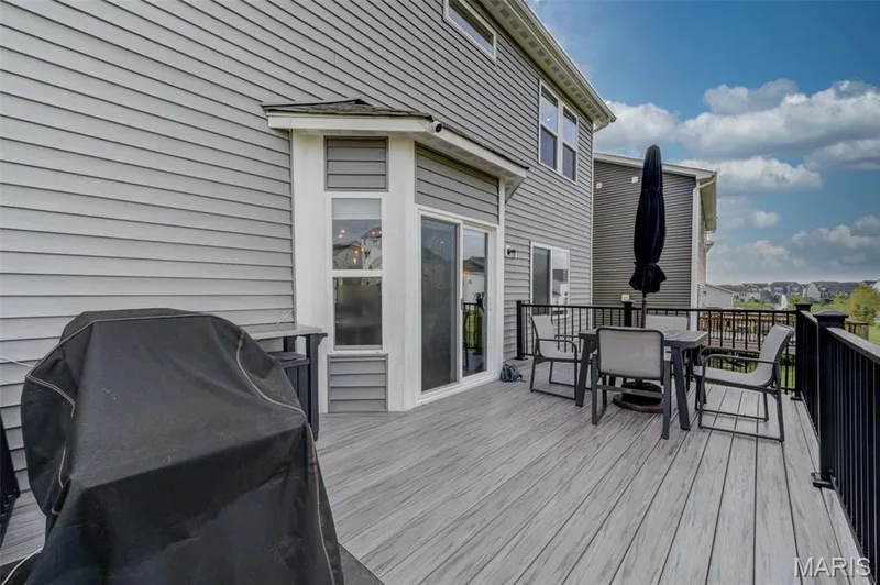 Sliding Glass Door Leading to Composite Deck — 337 Dalriada Boulevard, O'Fallon, MO 63368