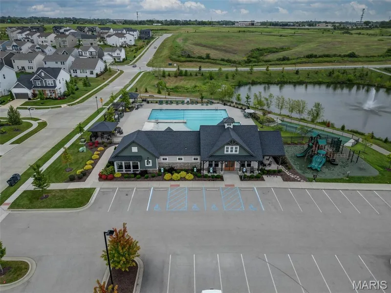 Aerial View of Subdivision Amenities — 337 Dalriada Boulevard, O'Fallon, MO 63368