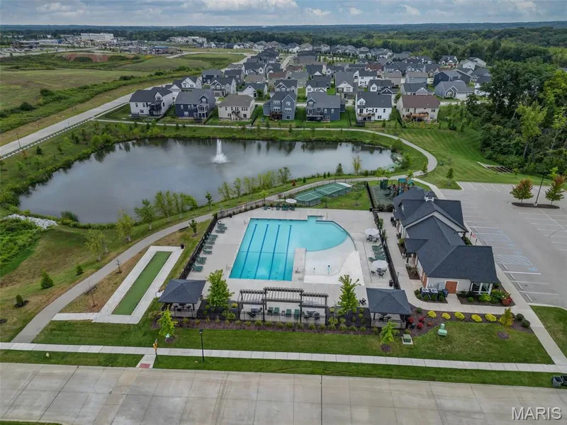Aerial View of Subdivision Amenities — 337 Dalriada Boulevard, O'Fallon, MO 63368