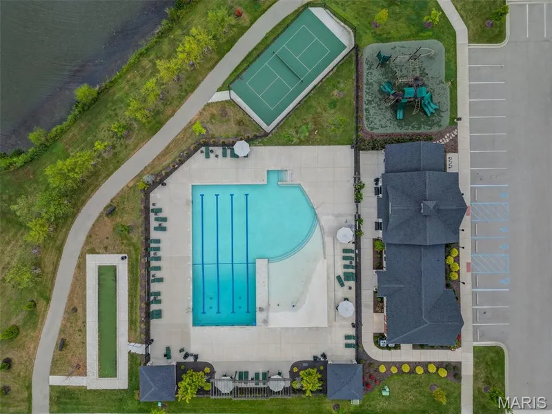 Aerial View of Subdivision Amenities — 337 Dalriada Boulevard, O'Fallon, MO 63368