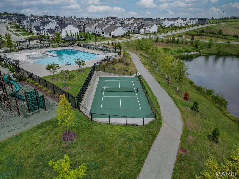 Aerial View of Subdivision Amenities — 337 Dalriada Boulevard, O'Fallon, MO 63368