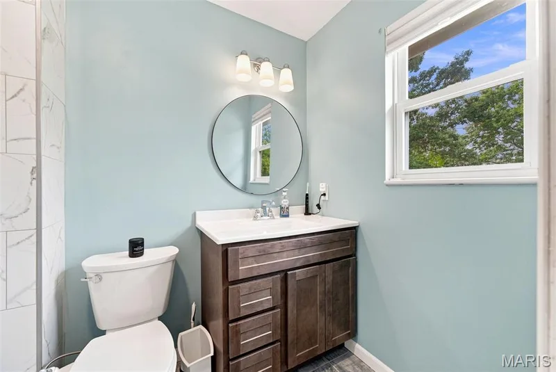 This bathroom was also recently renovated — 16337 Centerpointe Drive, Grover, MO 63040