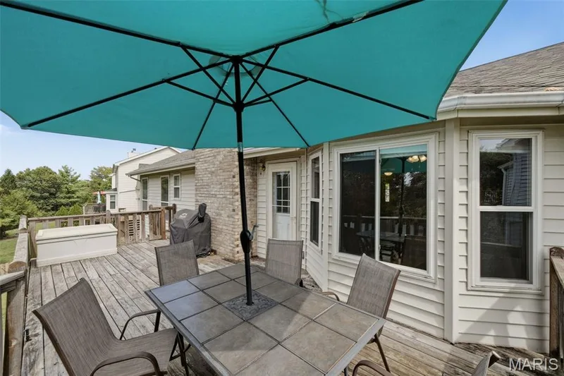 Deck is orginal to the house and being offered As-Is. — 16337 Centerpointe Drive, Grover, MO 63040