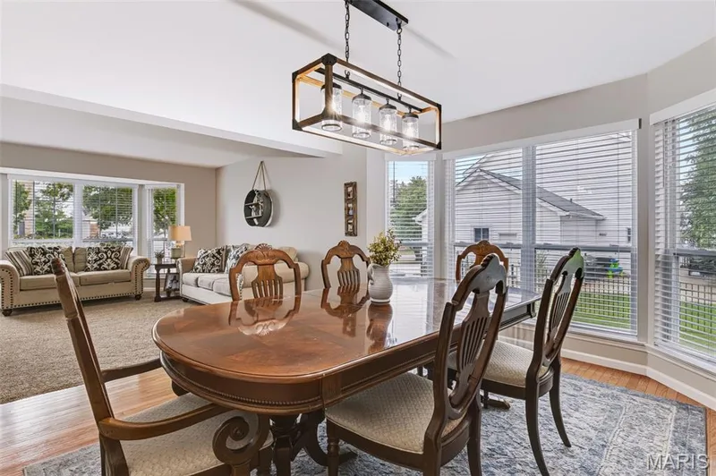 Dining room looking into living room — 209 Harbour Pointe Drive, Grover, MO 63040