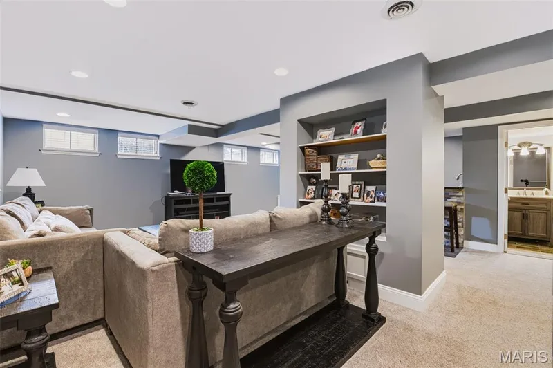 lower level living space — 209 Harbour Pointe Drive, Grover, MO 63040