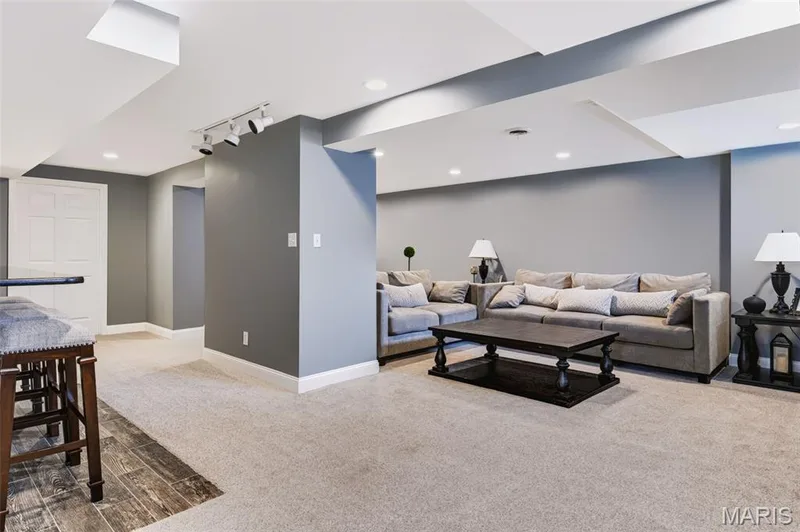 Such a great finished space to entertain! — 209 Harbour Pointe Drive, Grover, MO 63040