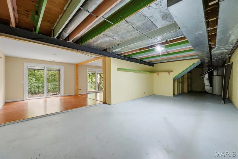 Unfinished area with view of bedroom three. — 18409 Woodland Meadows Drive, Wildwood, MO 63038