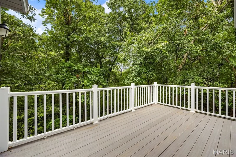 One of two composite decks in the backyard. — 18409 Woodland Meadows Drive, Wildwood, MO 63038