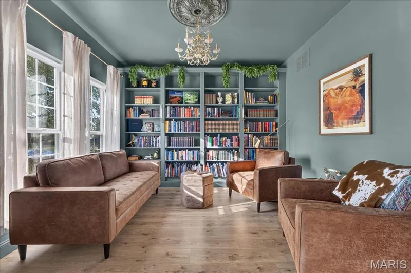 Custom Library — 708 Brook Manor Court, Lake St. Louis, MO 63367