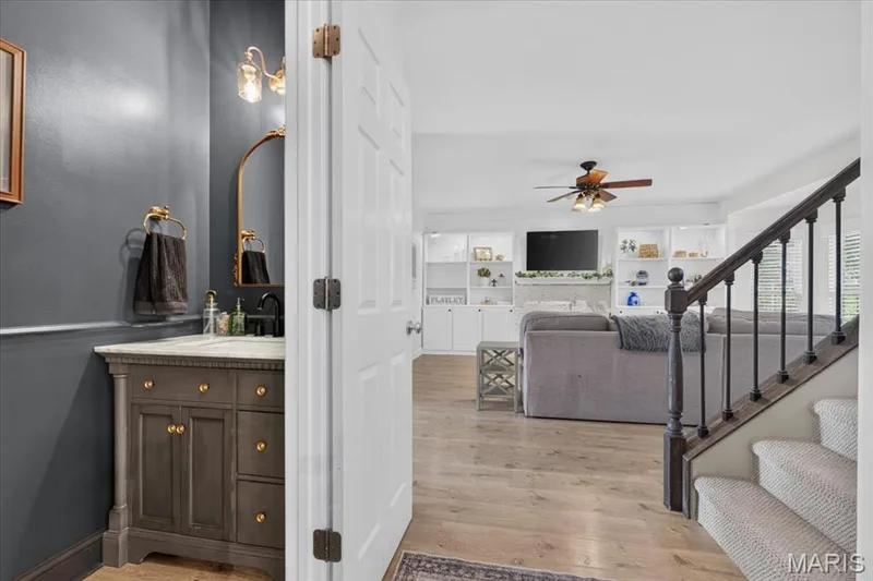 half bath on main — 708 Brook Manor Court, Lake St. Louis, MO 63367