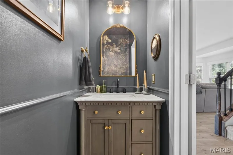 half bath on main — 708 Brook Manor Court, Lake St. Louis, MO 63367