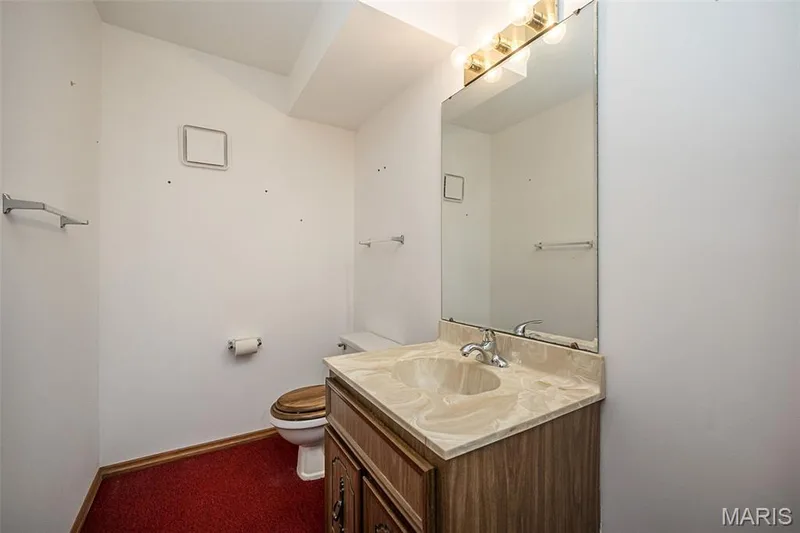 Lower level half bath — 825 Colleen Drive, O'Fallon, MO 63366