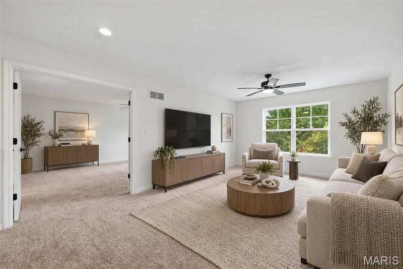 Loft shown with Virtual Staging — 547 Ryehill Drive, St Peters, MO 63376