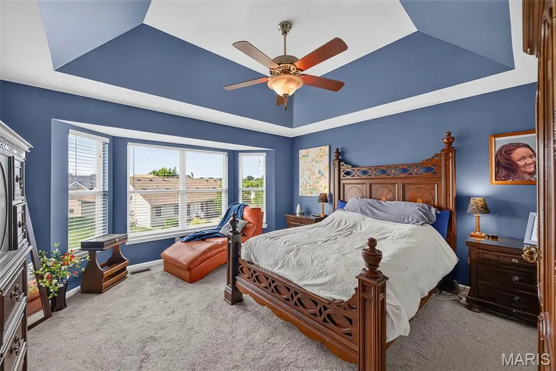 Primary bedroom — 1516 Wainscott Drive, O'Fallon, MO 63366