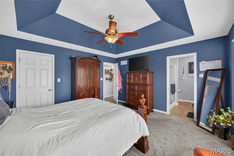 Primary Bedroom — 1516 Wainscott Drive, O'Fallon, MO 63366