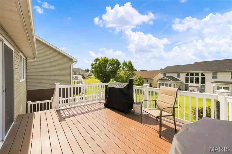 Composite wood decking — 1516 Wainscott Drive, O'Fallon, MO 63366