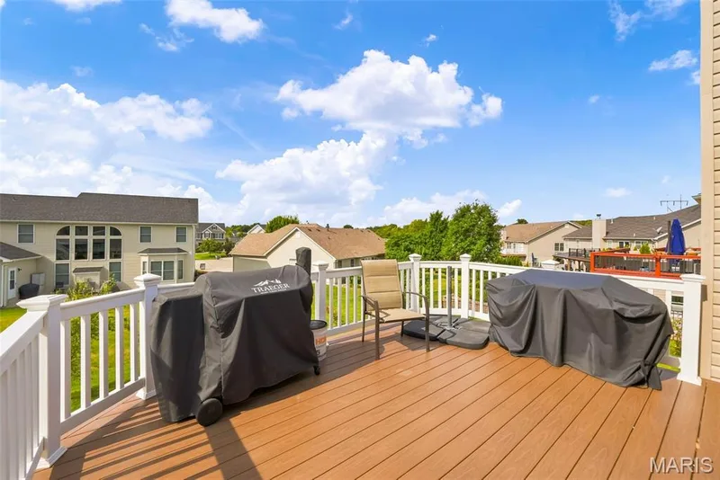 Composite wood decking — 1516 Wainscott Drive, O'Fallon, MO 63366