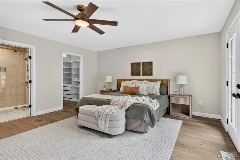 main floor primary bedroom — 1674 Old Baxter Road, Chesterfield, MO 63017