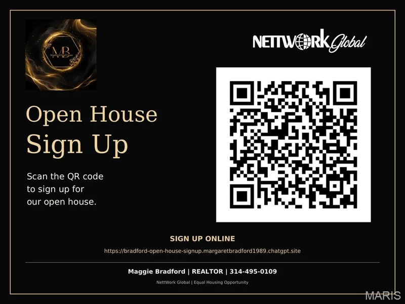 OPEN HOUSE SIGN UP: https://bradford-open-house-signup.margaretbradford1989.chatgpt.site — 1674 Old Baxter Road, Chesterfield, MO 63017