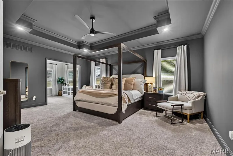 Primary Bedroom w/ nook — 512 Spruce Hollow Court, Wentzville, MO 63385
