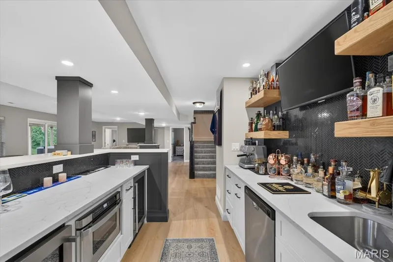 basement wet bar — 512 Spruce Hollow Court, Wentzville, MO 63385