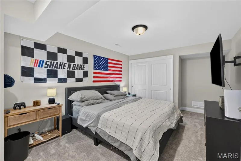 lower level bedroom — 512 Spruce Hollow Court, Wentzville, MO 63385