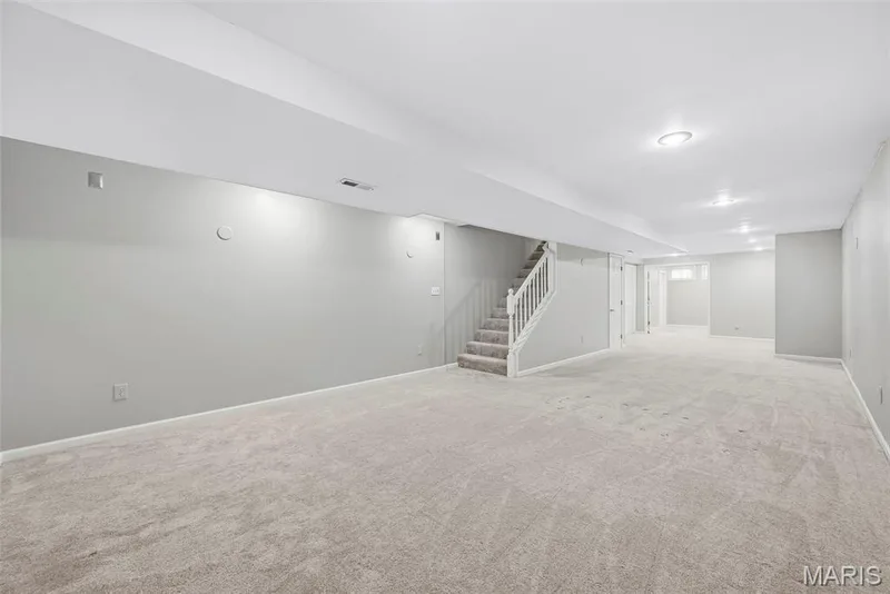 Rec Room in Finished Lower Level — 223 Chestnut Hill Drive, O'Fallon, MO 63368