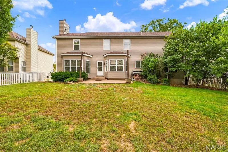 Level Backyard with Patio — 223 Chestnut Hill Drive, O'Fallon, MO 63368