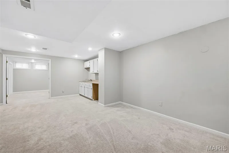 Rec Room and Wet Bar in Finished Lower Level — 223 Chestnut Hill Drive, O'Fallon, MO 63368