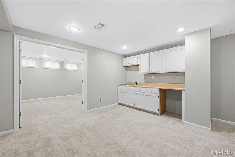 Wet Bar in Finished Lower Level — 223 Chestnut Hill Drive, O'Fallon, MO 63368