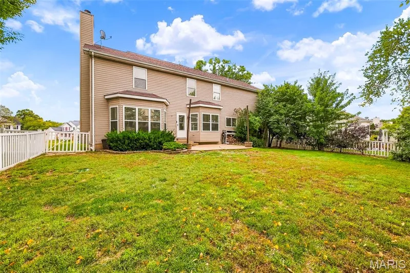 Rear Elevation with Patio — 223 Chestnut Hill Drive, O'Fallon, MO 63368