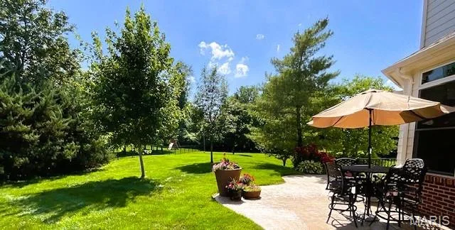 Scenic View of patio area — 1009 Savonne Court, Chesterfield, MO 63005