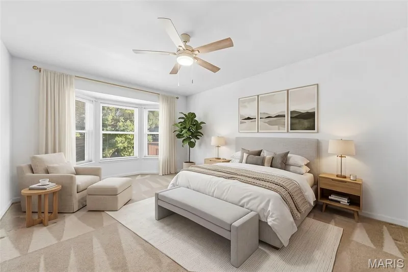 Virtually staged to help you envision how the space could be furnished. — 199 Southern Oaks Drive, St Charles, MO 63303