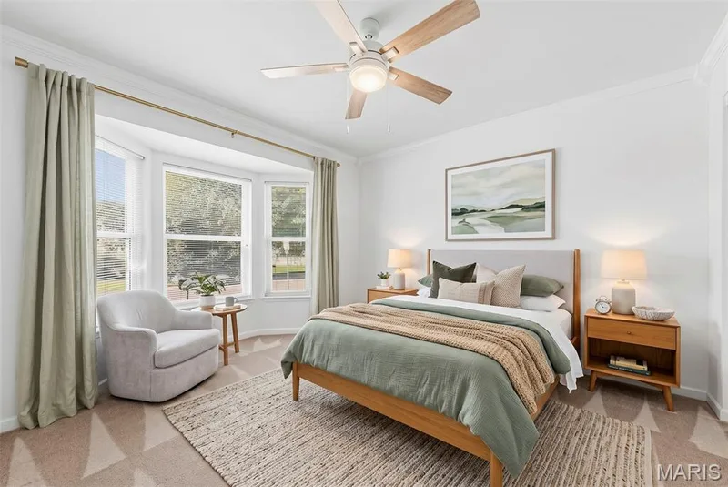 Virtually staged to help you envision how the space could be furnished. — 199 Southern Oaks Drive, St Charles, MO 63303