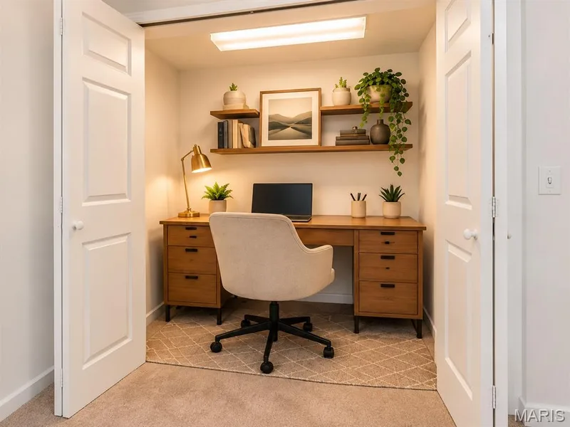 Virtually staged to help you envision how the space could be furnished. — 199 Southern Oaks Drive, St Charles, MO 63303