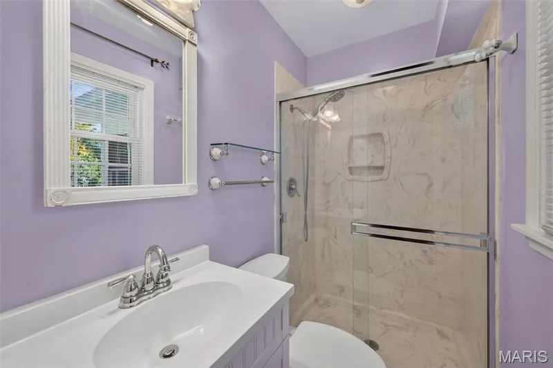 Private primary bath with a spacious walk-in shower. — 2913 Cypress Drive, St Charles, MO 63301