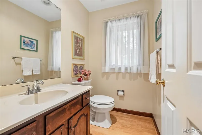 Half bath on main level — 2260 Ridgley Woods Drive, Chesterfield, MO 63005