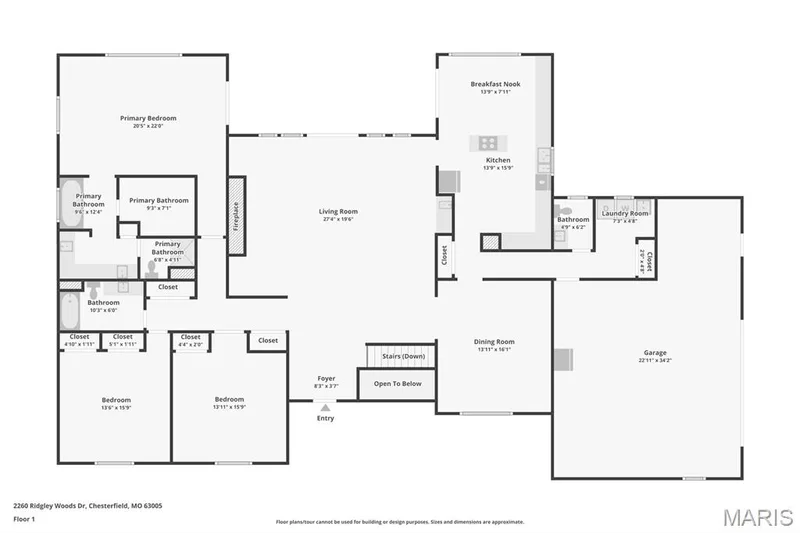 First Floor — 2260 Ridgley Woods Drive, Chesterfield, MO 63005