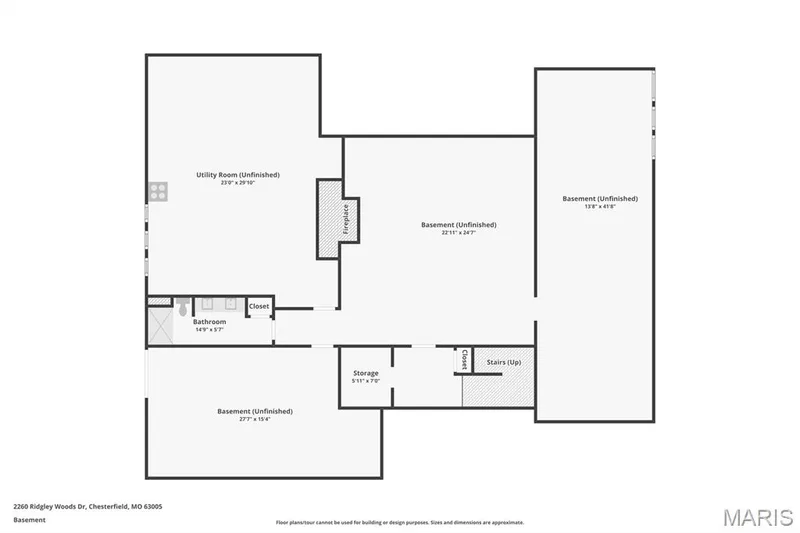 Basement — 2260 Ridgley Woods Drive, Chesterfield, MO 63005