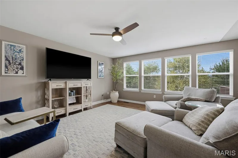 Wall of windows-with cordless blinds — 11 Lambeth Lane, Dardenne Prairie, MO 63368