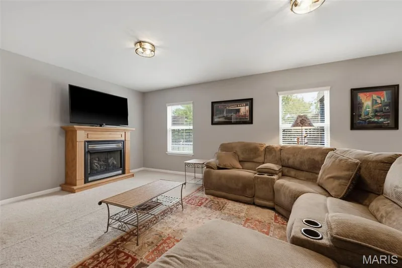 free standing fireplace — 11 Lambeth Lane, Dardenne Prairie, MO 63368