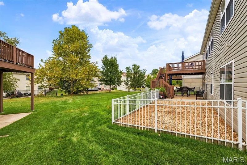 fenced area for pup or garden — 11 Lambeth Lane, Dardenne Prairie, MO 63368