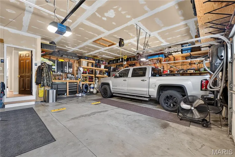 Garage is oversized, a truck will fit!  Abundant storage and updates in this fabulous space. — 947 Crown Pointe Estates Drive, Wildwood, MO 63021