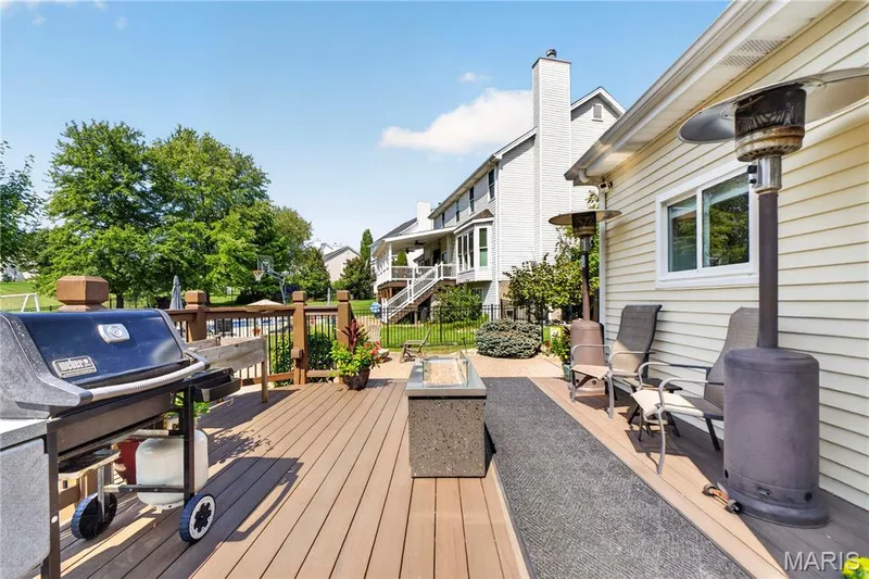 Spacious deck. — 947 Crown Pointe Estates Drive, Wildwood, MO 63021